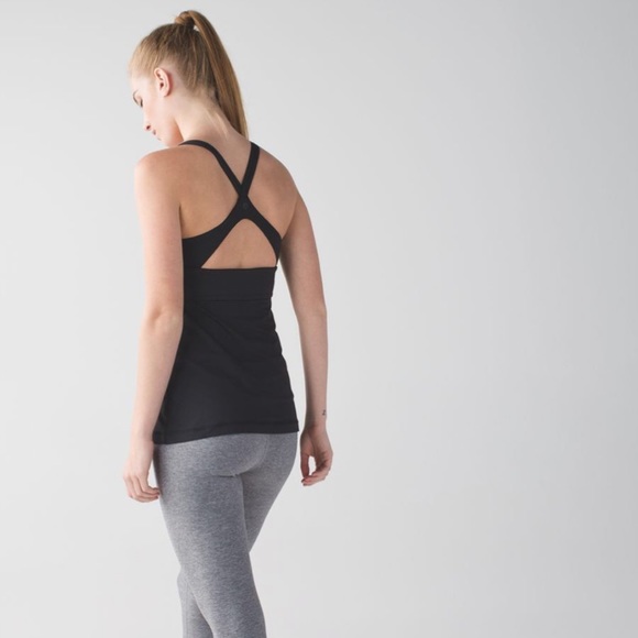 Lululemon Black Wrap It Up Tank - Picture 2 of 8
